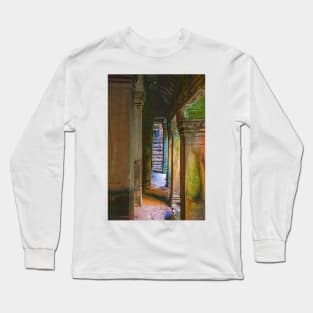 Columns Within Bayon Temple Long Sleeve T-Shirt